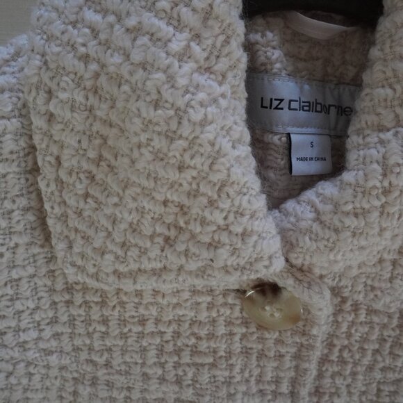 Liz Claibourne Textured Midi Coat Size Small - Picture 8 of 11